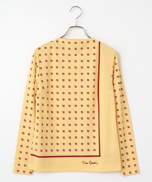 pierre cardin signe / ピエール・カルダン シーニュ カットソー | Abstract rose プリントカットソー | 詳細11