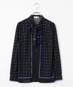 pierre cardin signe / ピエール・カルダン シーニュ シャツ・ブラウス | Abstract rose プリントブラウス