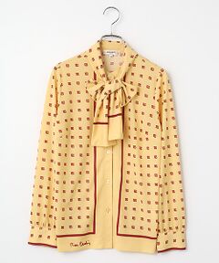 pierre cardin signe / ピエール・カルダン シーニュ シャツ・ブラウス | Abstract rose プリントブラウス