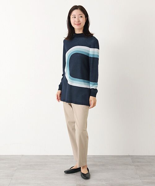 pierre cardin signe / ピエール・カルダン シーニュ ニット・セーター | Gradation borderプルオーバー | 詳細6