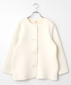 pierre cardin signe / ピエール・カルダン シーニュ ノーカラージャケット | インレイジャケット