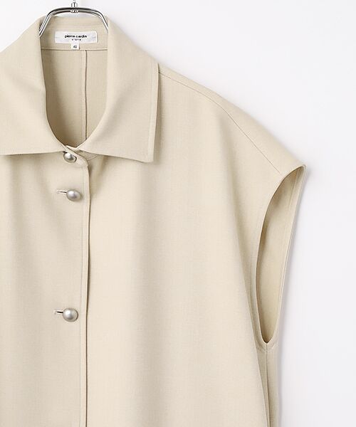 pierre cardin signe / ピエール・カルダン シーニュ ベスト | ロングジレ | 詳細3