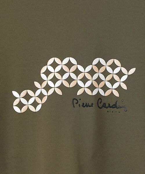 pierre cardin signe / ピエール・カルダン シーニュ Tシャツ | 強撚フライス幾何柄カットソー | 詳細2