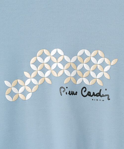 pierre cardin signe / ピエール・カルダン シーニュ Tシャツ | 強撚フライス幾何柄カットソー | 詳細6