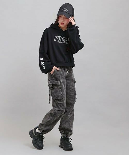 PINK-latte / ピンク ラテ その他パンツ | デニムカーゴパンツ | 詳細10