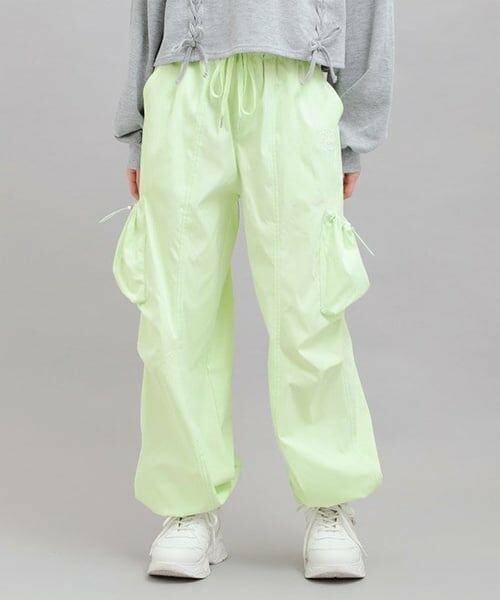 PINK-latte / ピンク ラテ その他パンツ | ギャザーポケットパンツ（ライト グリーン）