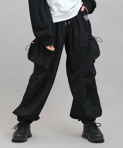 PINK-latte / ピンク ラテ その他パンツ | ギャザーポケットパンツ（黒）