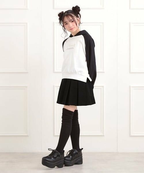 PINK-latte / ピンク ラテ ミニ・ひざ丈スカート | 微起毛プリーツスカート | 詳細10