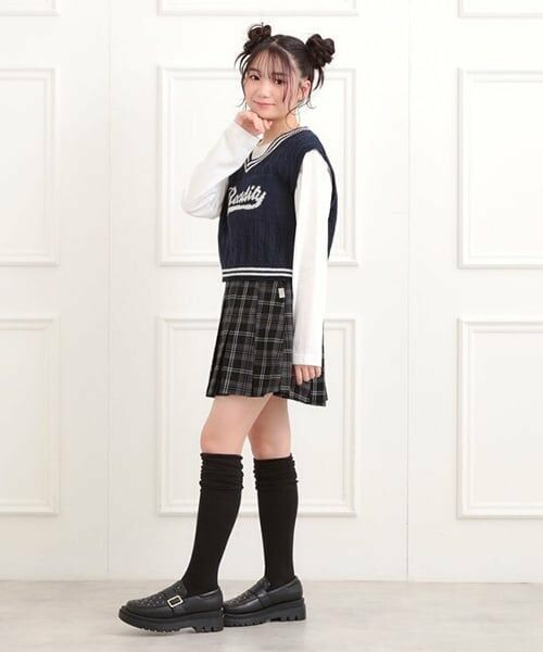 PINK-latte / ピンク ラテ ミニ・ひざ丈スカート | 微起毛プリーツスカート | 詳細18