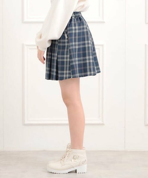 PINK-latte / ピンク ラテ ミニ・ひざ丈スカート | 微起毛プリーツスカート | 詳細2