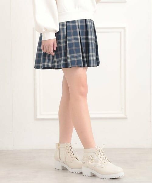 PINK-latte / ピンク ラテ ミニ・ひざ丈スカート | 微起毛プリーツスカート | 詳細20