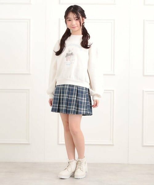 PINK-latte / ピンク ラテ ミニ・ひざ丈スカート | 微起毛プリーツスカート | 詳細22