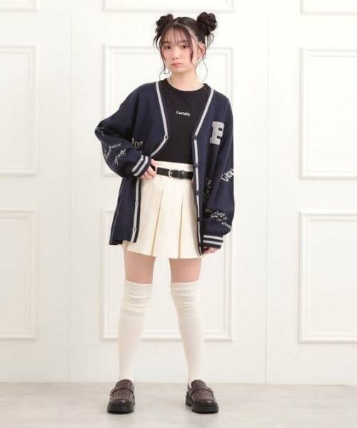 PINK-latte / ピンク ラテ ミニ・ひざ丈スカート | ベルト付きプリーツスカート | 詳細11