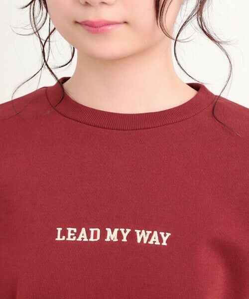 PINK-latte / ピンク ラテ スウェット | ボアくまちゃんアップリケ裏起毛トレーナー | 詳細4