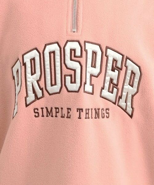 PINK-latte / ピンク ラテ スウェット | ハーフジップフリーストレーナー | 詳細14