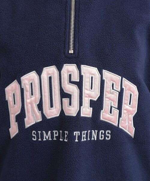 PINK-latte / ピンク ラテ スウェット | ハーフジップフリーストレーナー | 詳細18