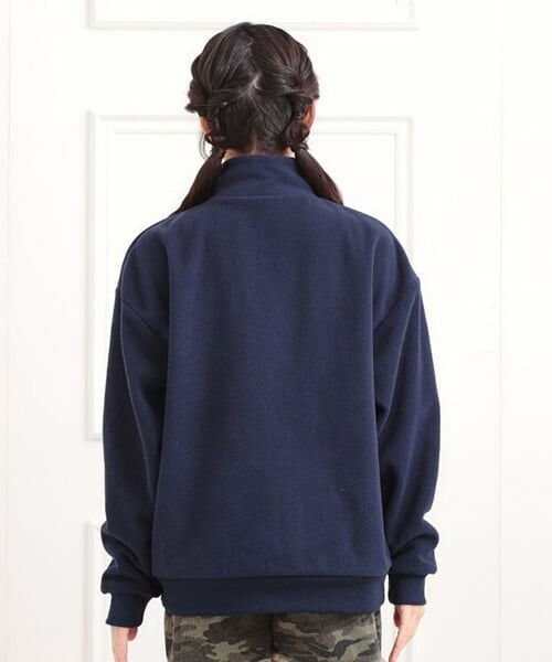 PINK-latte / ピンク ラテ スウェット | ハーフジップフリーストレーナー | 詳細3