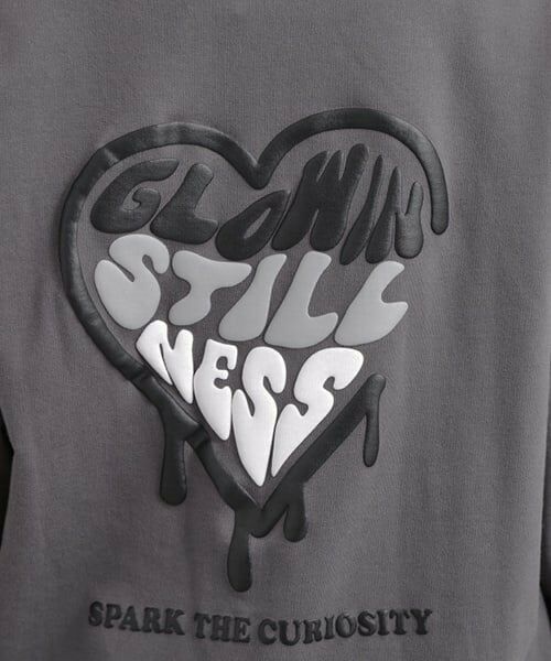 PINK-latte / ピンク ラテ スウェット | メルトハートビッグチュニックトレーナー | 詳細19