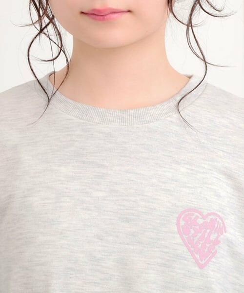 PINK-latte / ピンク ラテ スウェット | メルトハートビッグチュニックトレーナー | 詳細4