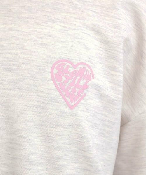 PINK-latte / ピンク ラテ スウェット | メルトハートビッグチュニックトレーナー | 詳細7