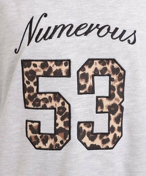 PINK-latte / ピンク ラテ スウェット | ナンバリングレイヤード風プルオーバー | 詳細11