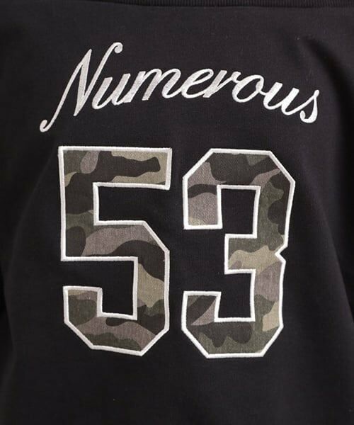 PINK-latte / ピンク ラテ スウェット | ナンバリングレイヤード風プルオーバー | 詳細15