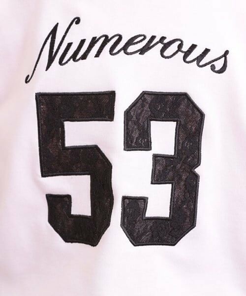 PINK-latte / ピンク ラテ スウェット | ナンバリングレイヤード風プルオーバー | 詳細19