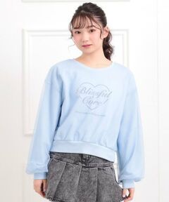 PINK-latte / ピンク ラテ スウェット | チュール重ねミニ裏毛トレーナー