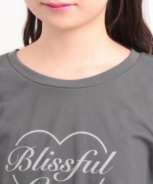 PINK-latte / ピンク ラテ スウェット | チュール重ねミニ裏毛トレーナー | 詳細4