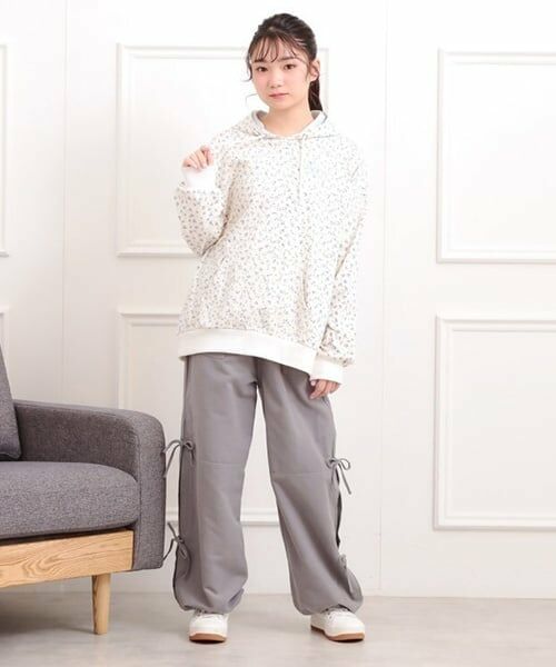 PINK-latte / ピンク ラテ パーカー | バック発泡プリントパーカー | 詳細17