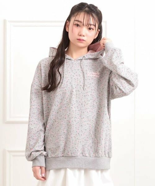 PINK-latte / ピンク ラテ パーカー | バック発泡プリントパーカー | 詳細21