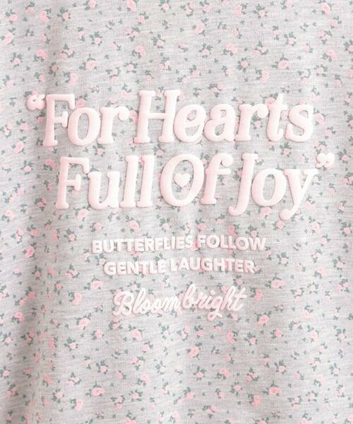 PINK-latte / ピンク ラテ パーカー | バック発泡プリントパーカー | 詳細8