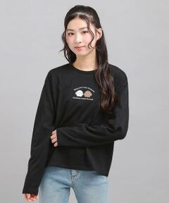 PINK-latte / ピンク ラテ Tシャツ | プチプラワンちゃんサガラロンT