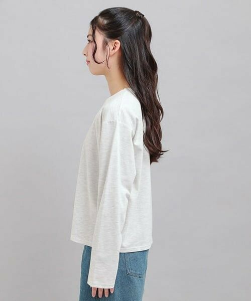 PINK-latte / ピンク ラテ Tシャツ | プチプラワンちゃんサガラロンT | 詳細2