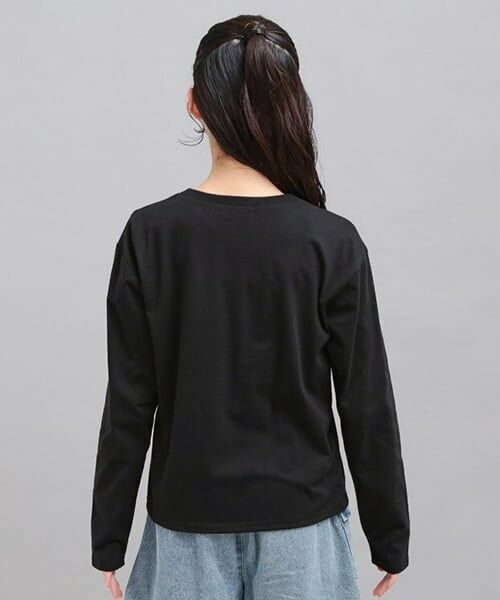 PINK-latte / ピンク ラテ Tシャツ | プチプラカレッジロゴT | 詳細3