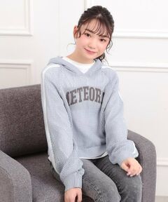 PINK-latte / ピンク ラテ パーカー | 【セットアイテム】メッシュニットパーカー＋ロンT