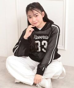 PINK-latte / ピンク ラテ パーカー | 【セットアイテム】メッシュニットパーカー＋ロンT