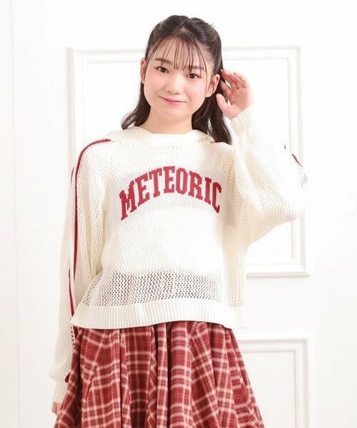 PINK-latte / ピンク ラテ パーカー | 【セットアイテム】メッシュニットパーカー＋ロンT | 詳細16