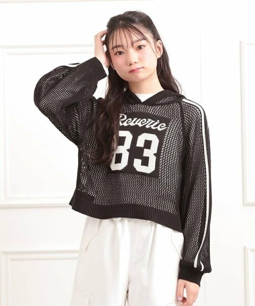 PINK-latte / ピンク ラテ パーカー | 【セットアイテム】メッシュニットパーカー＋ロンT | 詳細20