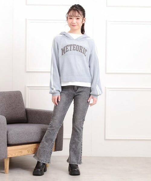 PINK-latte / ピンク ラテ パーカー | 【セットアイテム】メッシュニットパーカー＋ロンT | 詳細24