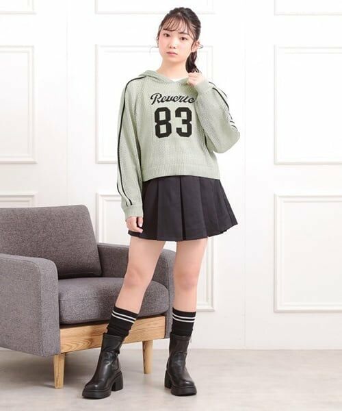 PINK-latte / ピンク ラテ パーカー | 【セットアイテム】メッシュニットパーカー＋ロンT | 詳細29