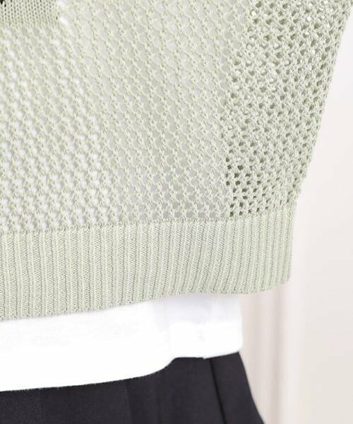 PINK-latte / ピンク ラテ パーカー | 【セットアイテム】メッシュニットパーカー＋ロンT | 詳細6