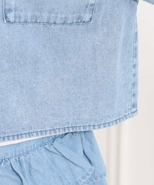PINK-latte / ピンク ラテ シャツ・ブラウス | 【セットアイテム】短丈デニムシャツ＋ロンT | 詳細7
