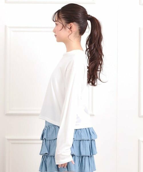 PINK-latte / ピンク ラテ シャツ・ブラウス | 【セットアイテム】短丈デニムシャツ＋ロンT | 詳細9