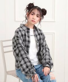 PINK-latte / ピンク ラテ シャツ・ブラウス | 【セットアイテム】起毛チェックシャツ＋ロンT