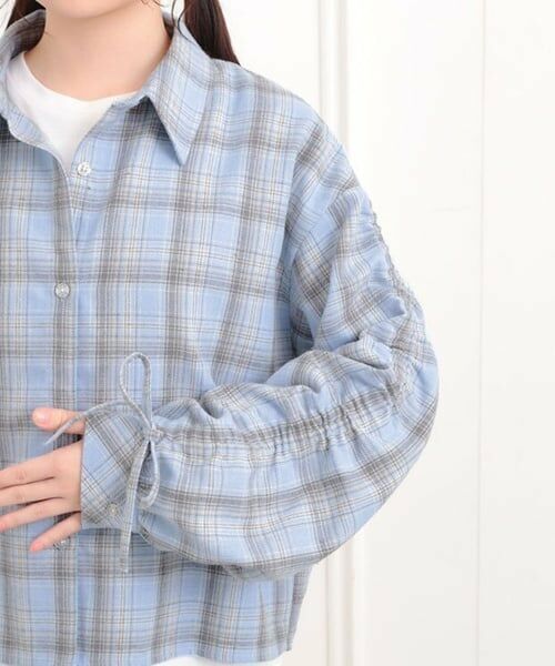 PINK-latte / ピンク ラテ シャツ・ブラウス | 【セットアイテム】起毛チェックシャツ＋ロンT | 詳細5