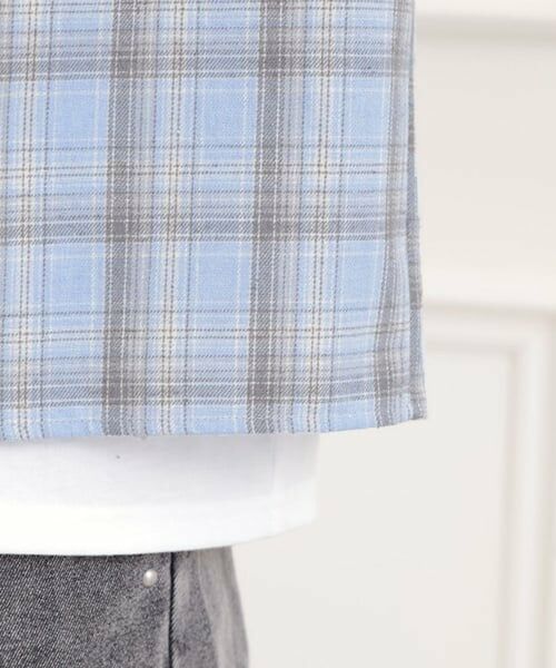 PINK-latte / ピンク ラテ シャツ・ブラウス | 【セットアイテム】起毛チェックシャツ＋ロンT | 詳細6