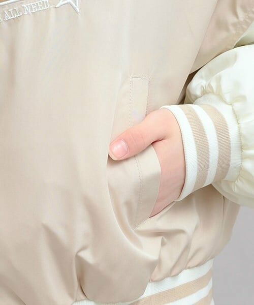 PINK-latte / ピンク ラテ ブルゾン | チアロゴアップリケスタジャン | 詳細7