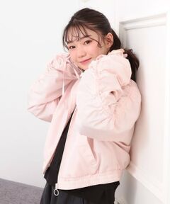 PINK-latte / ピンク ラテ ブルゾン | 袖ドロストブルゾン