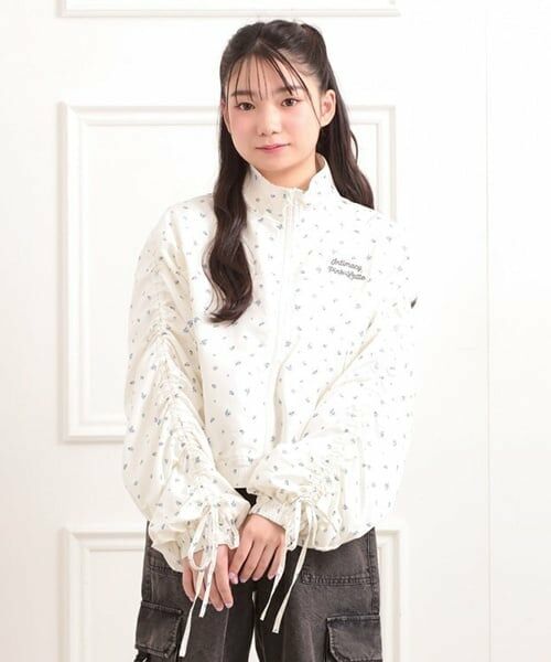 PINK-latte / ピンク ラテ ブルゾン | 袖ドロストブルゾン | 詳細1